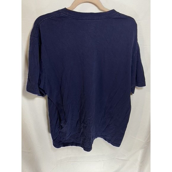 New England Patriots Reebok‎ Shirt Adult Extra Large Blue NFL Logo Tee Mens. - Picture 6 of 9